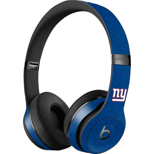 NFL New York Giants Distressed Beats Solo 3 Wireless Skin